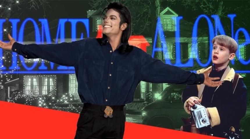 30 yıl sonra ortaya &ccedil;ıktı! Evde Tek Başına setine giden Michael Jackson... 