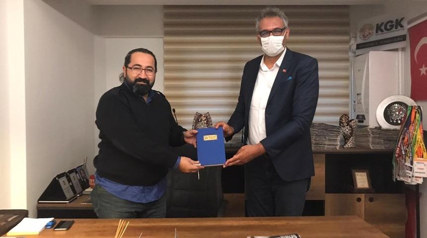 KGK İl Başkanı Karaca’ya Türk Eğitim Sen’den ziyaret