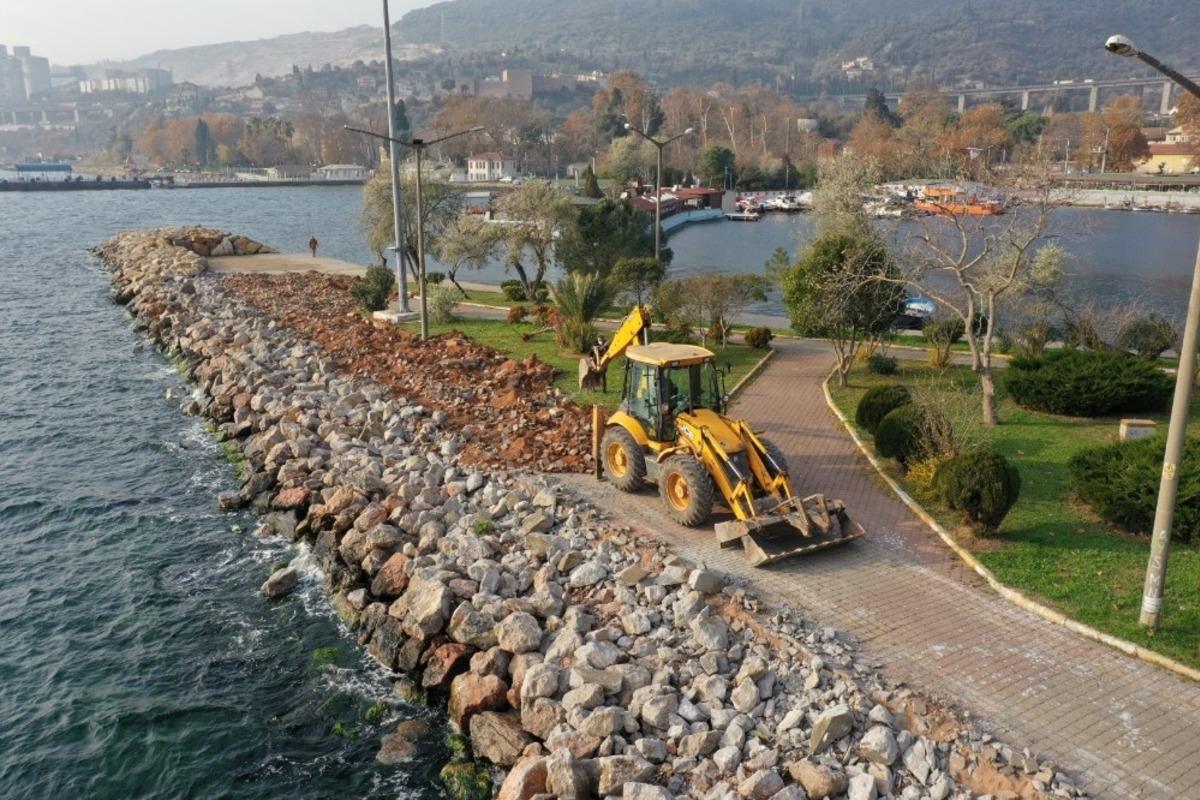 B&uuml;y&uuml;kşehir, Hereke Sahili&rsquo;nde &ccedil;alışmalara başladı