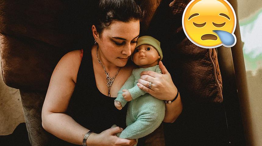 Acıyı yenmek ne zor: Bebeğini kaybeden anne, teselliyi oyuncak bir bebekte buldu