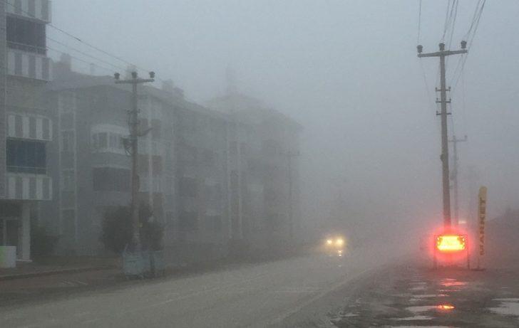 Kulu’da trafiğe sis engeli G2