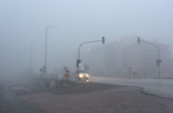 Kulu’da trafiğe sis engeli G3