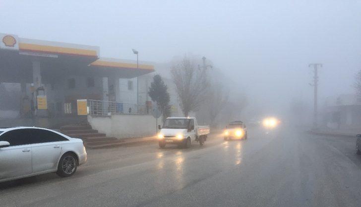 Kulu’da trafiğe sis engeli G4
