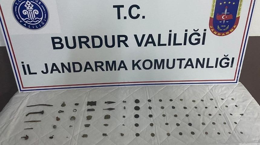 Burdur&rsquo;da 79 par&ccedil;a tarihi eser ele ge&ccedil;irildi