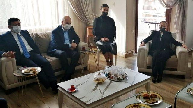 İçişleri Bakanı Soylu’dan Milletvekili’ne taziye ziyareti