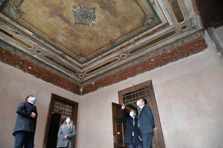 Vali Şentürk’ten  restorasyonu bitmek bilmeyen valilik binasında inceleme G2