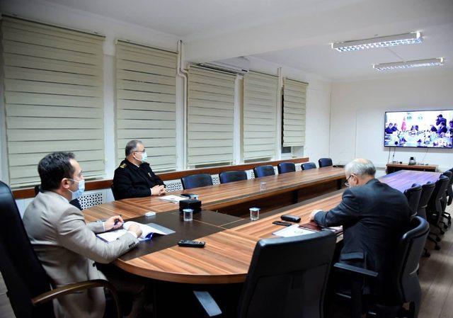 İçişleri Bakanı Süleyman Soylu ile video konferans yöntemiyle görüştüler