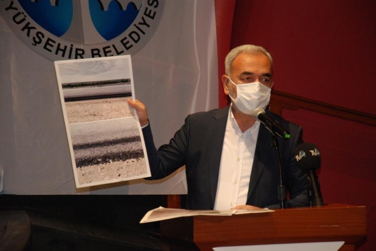 B&uuml;y&uuml;kşehir&rsquo;e "asfaltta standart yok" eleştirisi