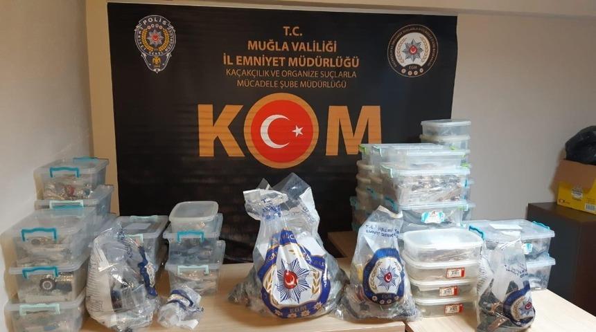 Piyasa değeri 10 milyon TL&rsquo;lik g&uuml;mr&uuml;k ka&ccedil;ağı &uuml;r&uuml;n ele ge&ccedil;irildi