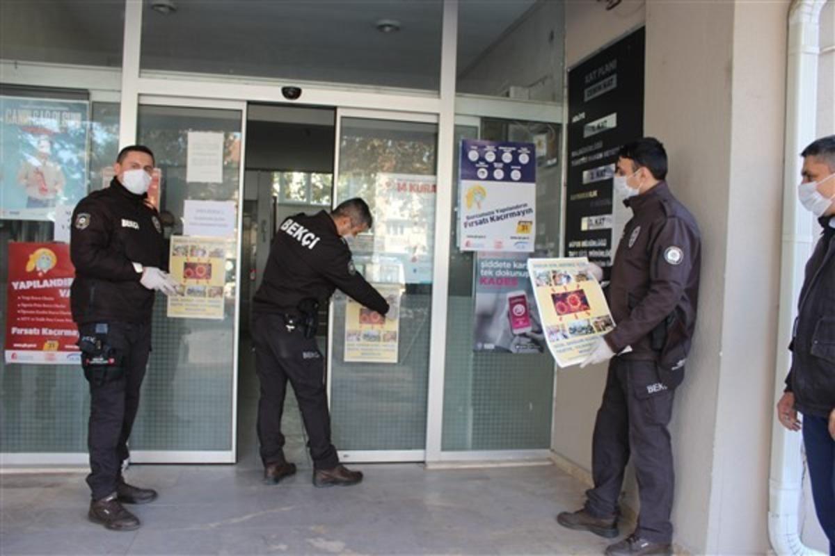 Koronavir&uuml;se karşı bilgilendirme broş&uuml;r&uuml;