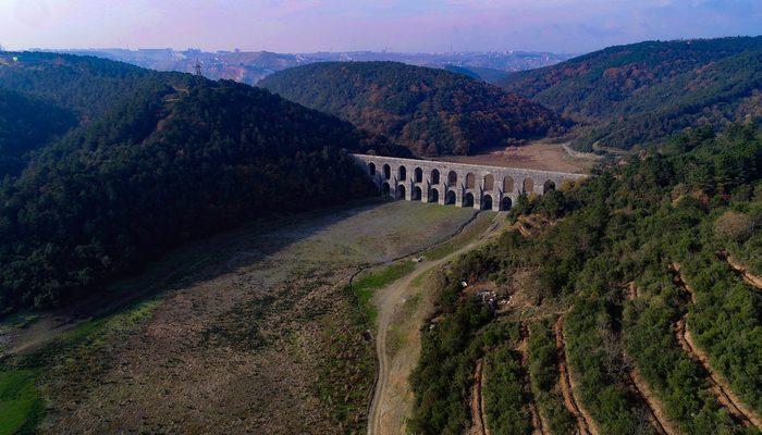 Alibeyköy Barajı'nda korkutan görüntü! Son 10 yılın en düşük seviyesinde