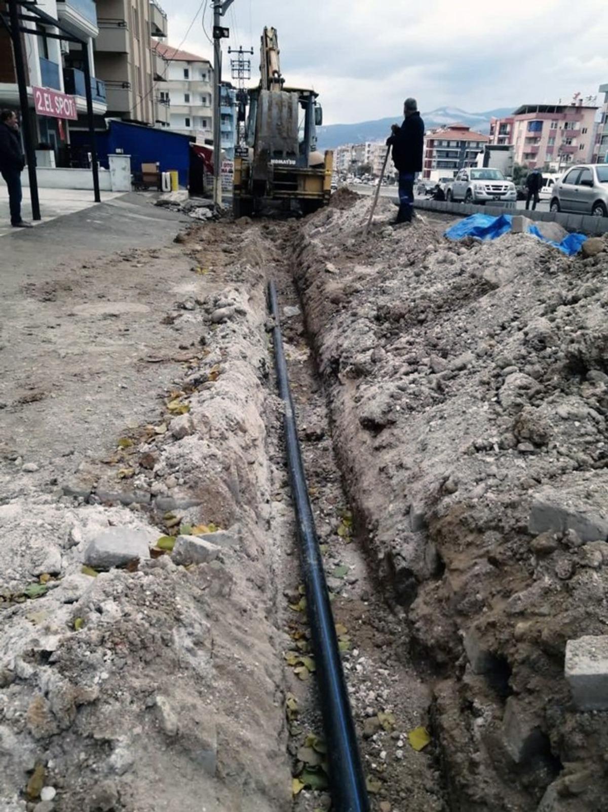 MUSKİ, Yatağan&rsquo;da i&ccedil;me suyu yenileme &ccedil;alışmalarını s&uuml;rd&uuml;r&uuml;yor