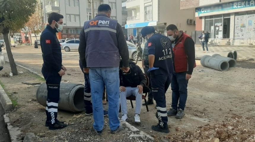 Kamyonet yayaya &ccedil;arptı: 1 yaralı