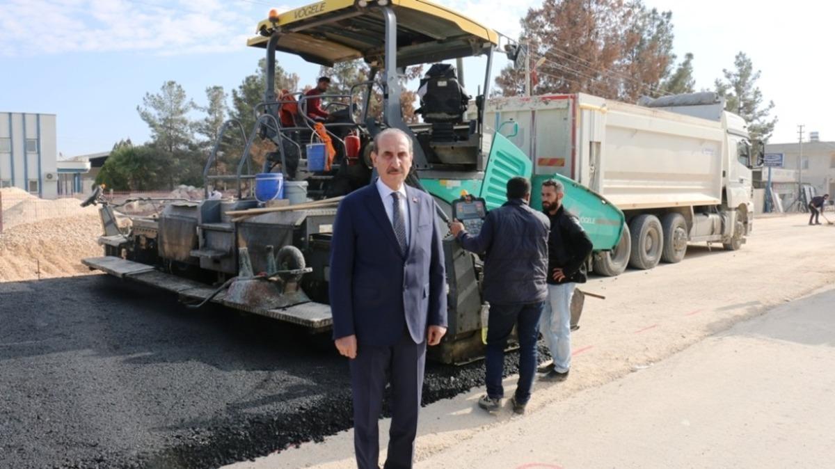 Ak&ccedil;akale&rsquo;de yapımı biten yol ulaşıma a&ccedil;ılıyor