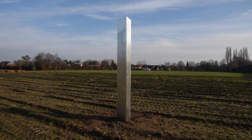 Belçika, İspanya ve Almanya'da da monolit görüntülendi