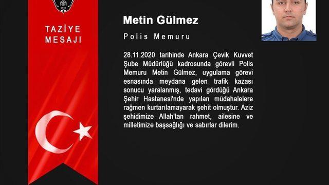 Kazada yaralanan polis memuru şehit oldu