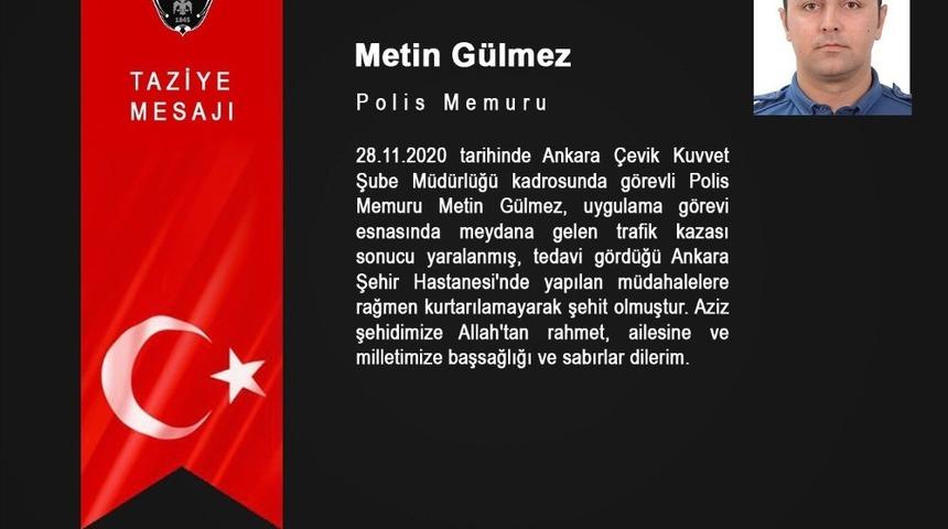 Kazada yaralanan polis memuru şehit oldu