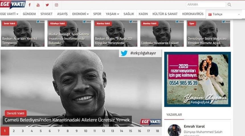 Denizli yerel basınından Pierre Webo’ya anlamlı destek