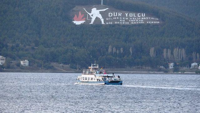 Gökçeada seferlerine fırtına engeli