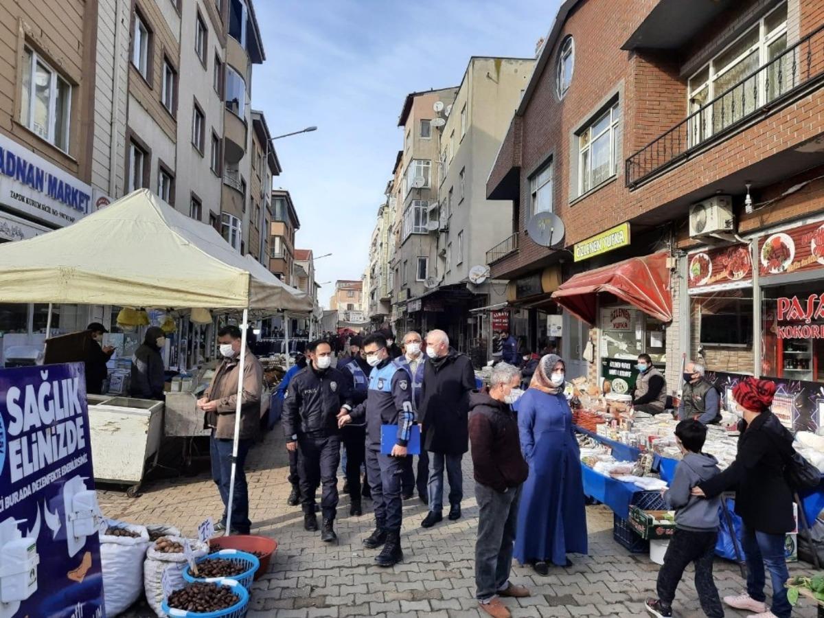 Semt pazarında HES kontrol&uuml;