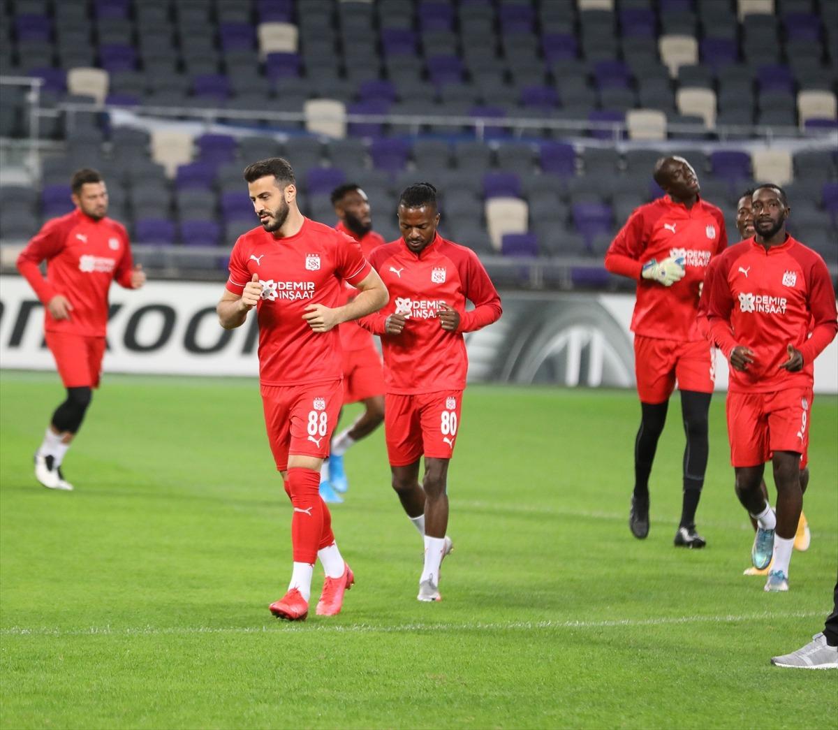 Sivasspor, Maccabi Tel-Aviv ma&ccedil;ı hazırlıklarını tamamladı