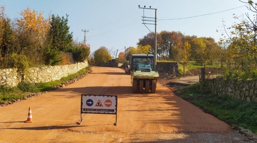 Derbent yolları daha konforlu hale getiriliyor