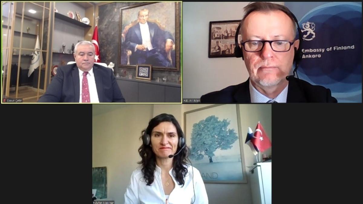 ATSO ve Finlandiya arasında akıllı &uuml;retim konuşuldu