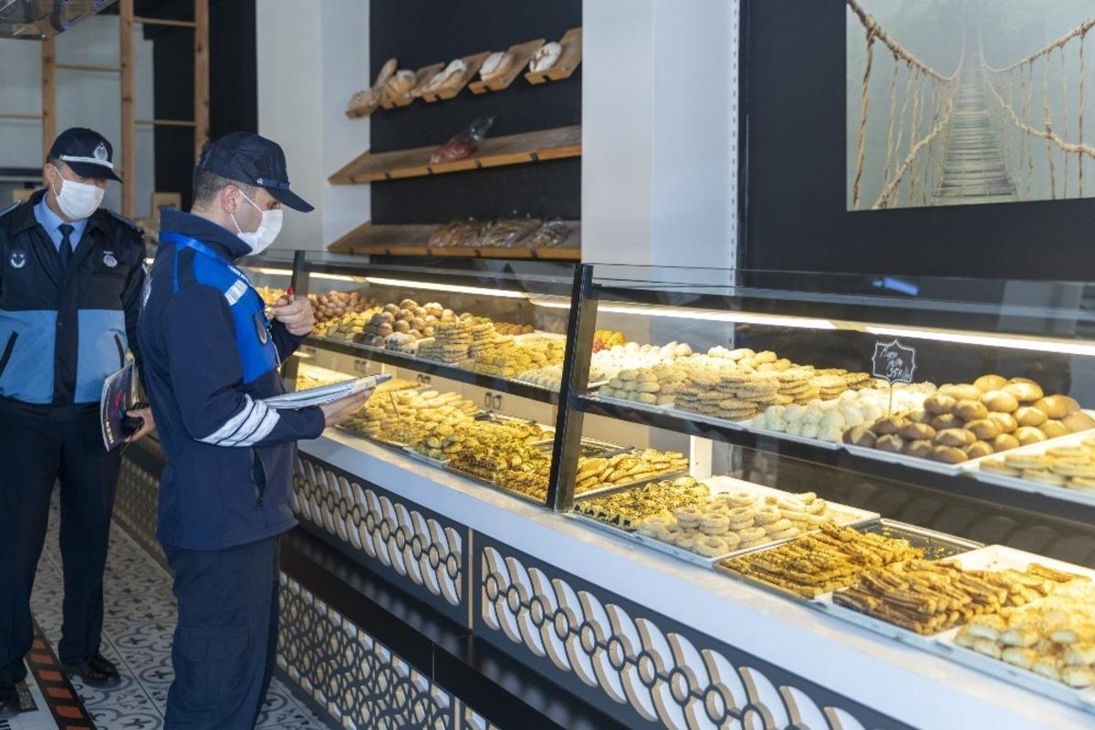 B&uuml;y&uuml;kşehir Belediyesi zabıtasından gıda işletmelerine denetim