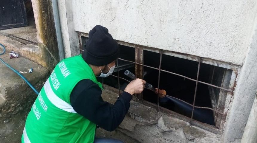 İla&ccedil;lama ekipleri haşereyle m&uuml;cadeleye devam ediyor