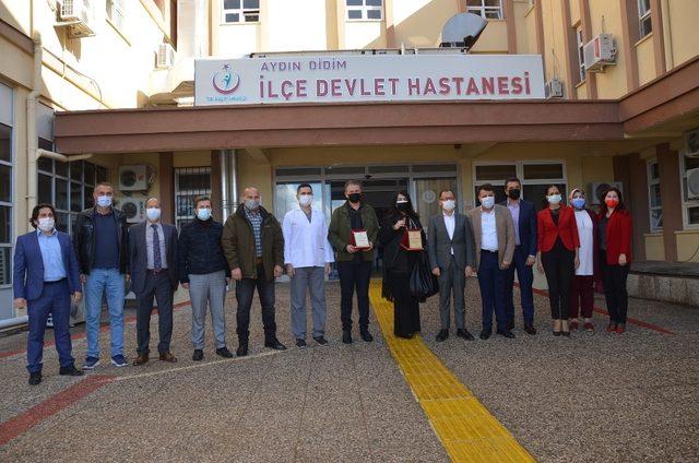 Didim Devlet Hastanesi hayırsever çifti unutmadı