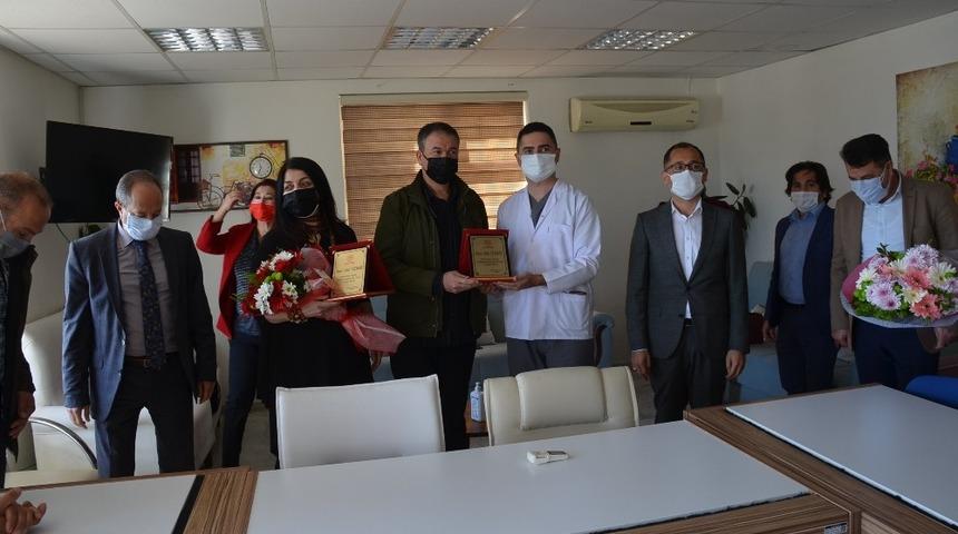 Didim Devlet Hastanesi hayırsever &ccedil;ifti unutmadı