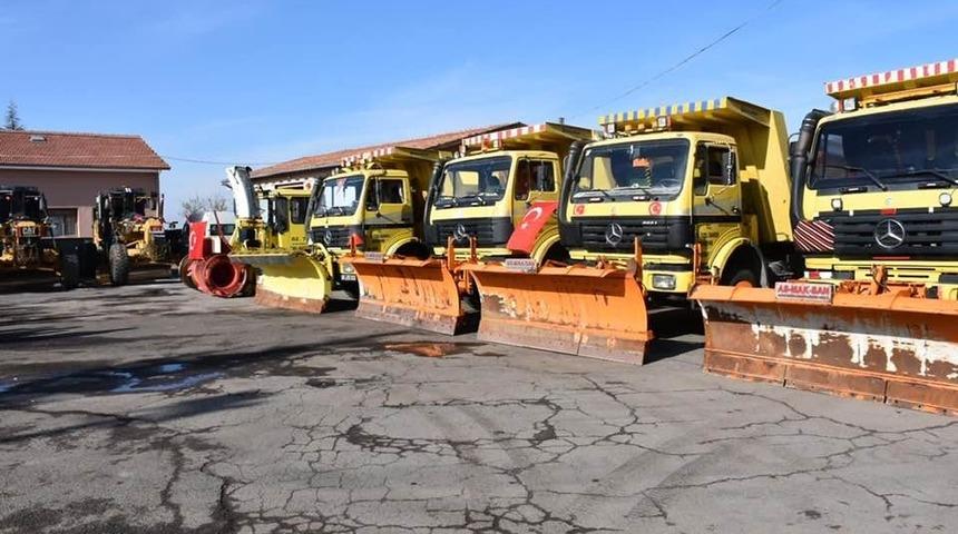 Nevşehir İl Özel İdaresi Genel Sekreterliği kış hazırlıklarını tamamladı