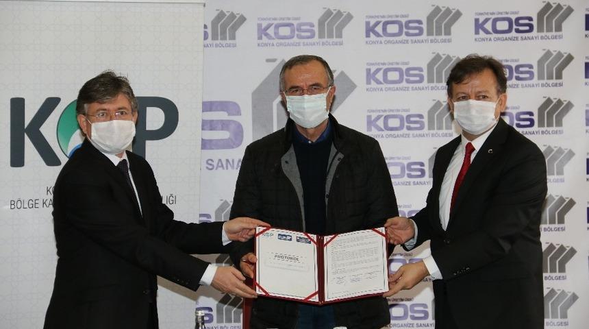 Konya OSB&rsquo;yi led ışıklar aydınlatacak