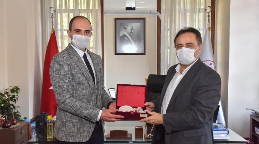 Başkan Şahin&rsquo;nde kurum m&uuml;d&uuml;rlerine hayırlı olsun ziyareti