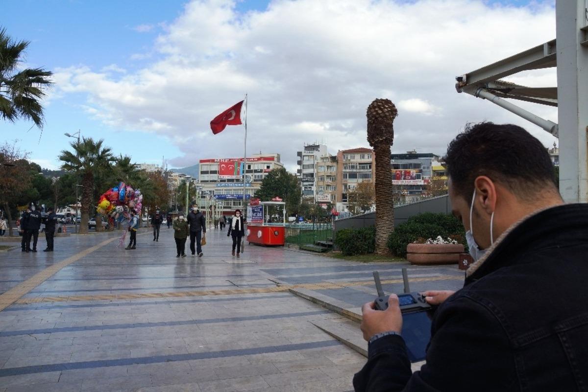 Aydın&rsquo;da havadan korona vir&uuml;s denetimi yapıldı