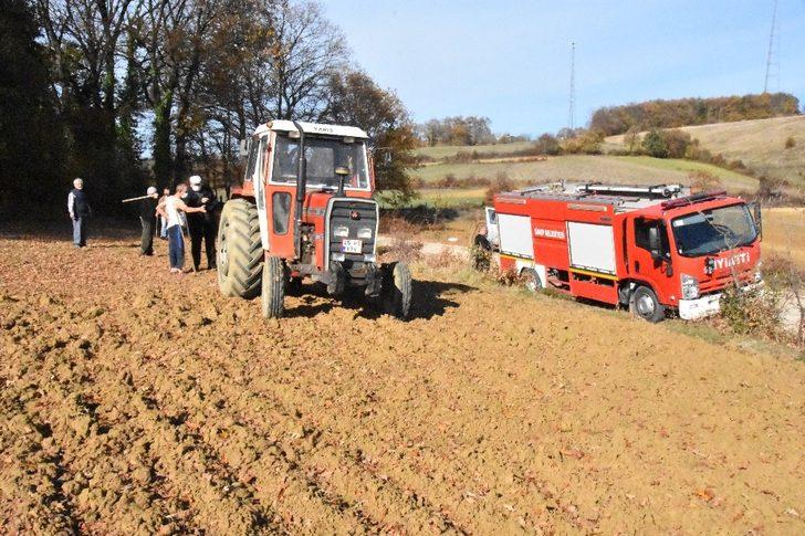 Kolunu tarım makinesine kaptıran yaşlı adam ağır yaralandı G4