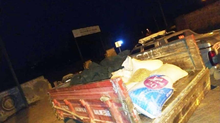 Burhaniye&rsquo;de jandarma zeytin hırsızlarına g&ouml;z a&ccedil;tırmıyor