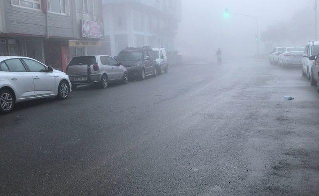 Iğdır’da yoğun sis etkili oldu