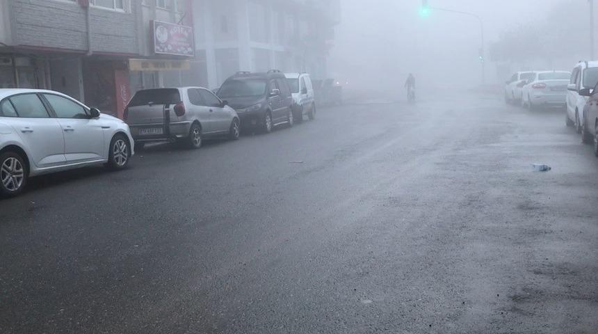 Iğdır&rsquo;da yoğun sis etkili oldu