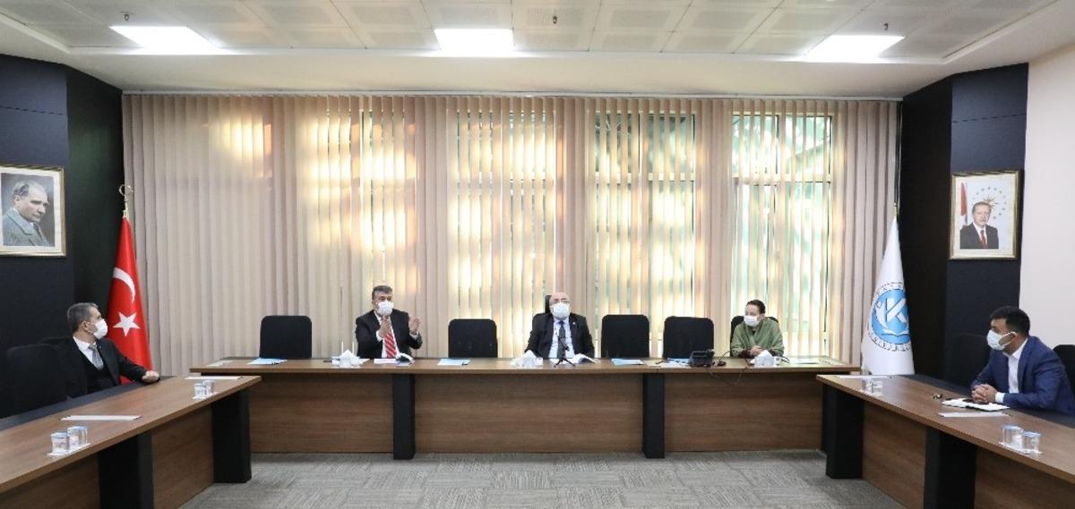 Hayırsever Ramazan Polat KAY&Uuml; Rekt&ouml;r&uuml; Karamustafa&rsquo;yı ziyaret etti