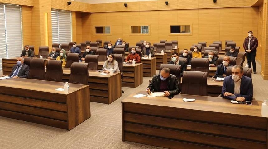 Başkan Ramazan birim m&uuml;d&uuml;rleri ile bir araya geldi