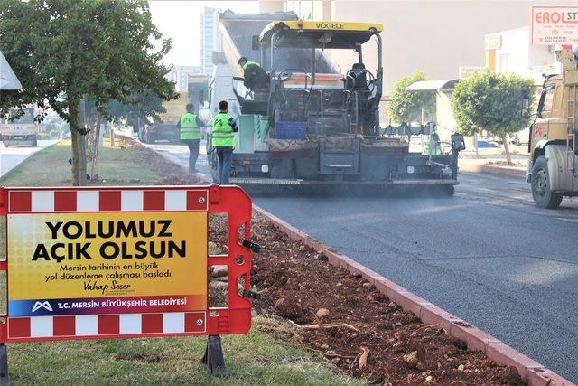 2. Çevre Yolunda sıcak asfalt çalışması başladı