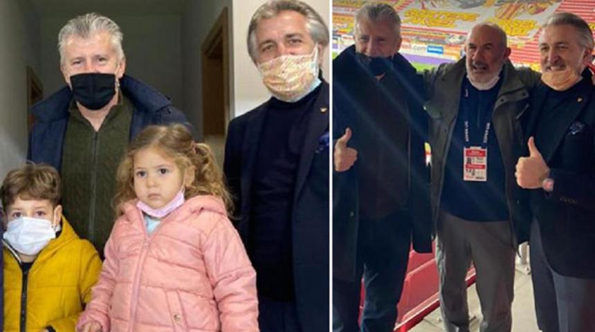 Davor Suker G&ouml;ztepe -Alanyaspor ma&ccedil;ını izledi