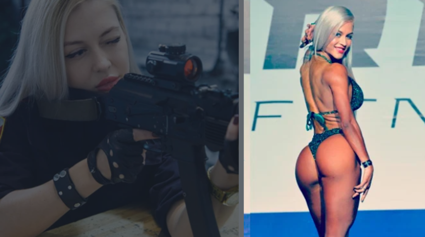 Bikinili fotoğrafı kıskançlık yarattığı için Putin’in ulusal muhafız birliğinden kovuldu