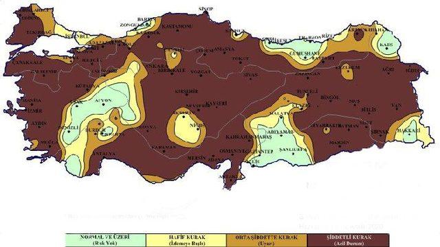 Cuma namazı sonrası yağmur duası edildi