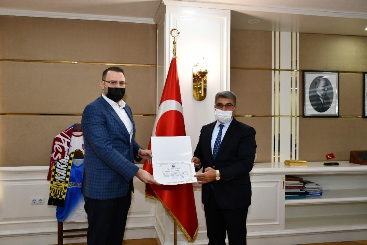 Tıbbi cihaz desteğinde bulunanlara teşekk&uuml;r belgesi verildi