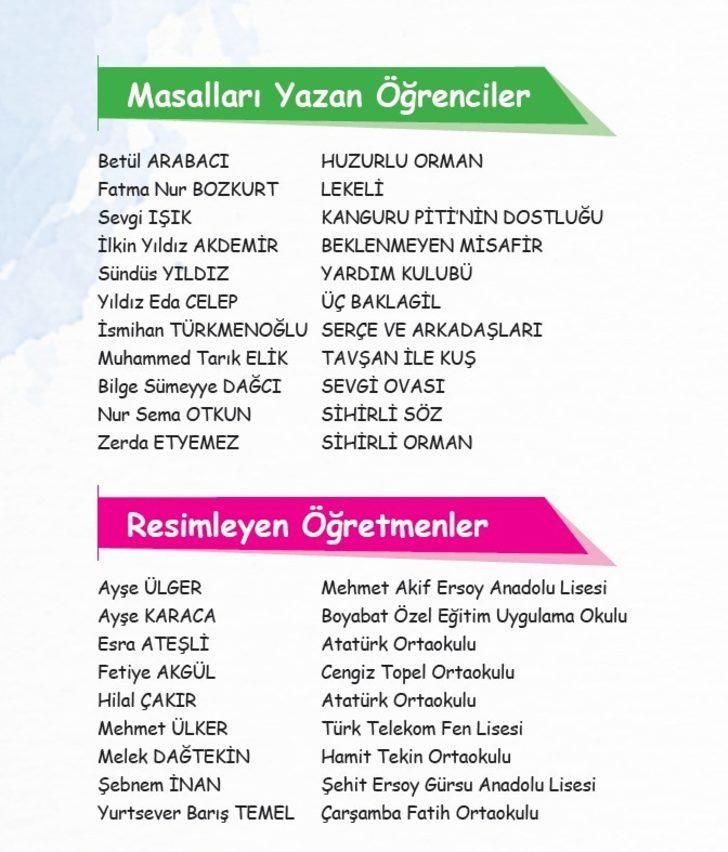 “Minik Kalemlerden Boyabat Masalları” kitabı basıldı G3