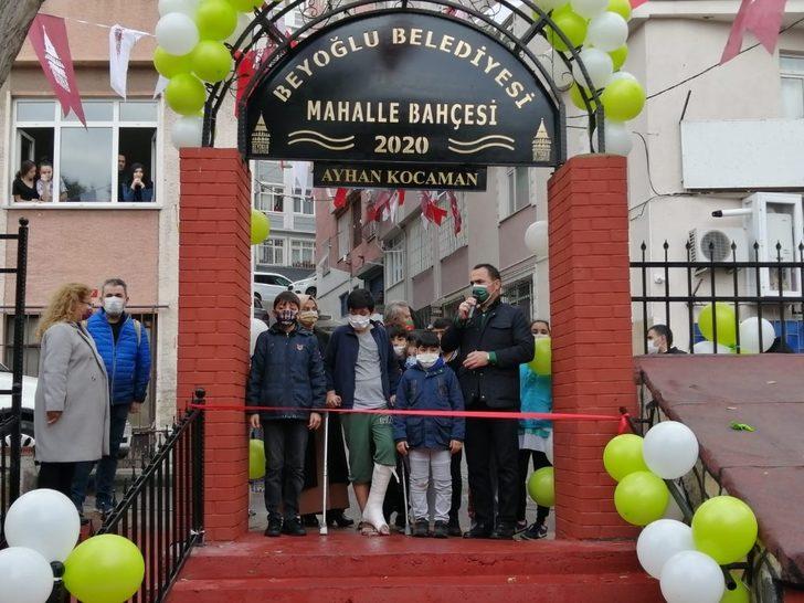 Beyoğlu bir mahalle bahçesine daha kavuştu G5