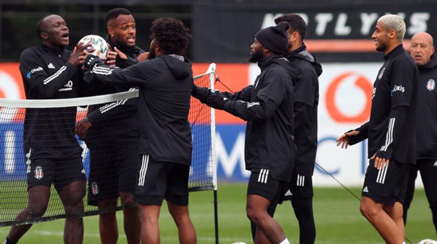 Beşiktaş 2 eksikle çalıştı