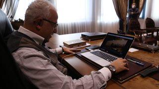 Necmettin Erbakan Üniversitesi Rektörü Zorlu, AA'nın Yılın Fotoğrafları oylamasına katıldı